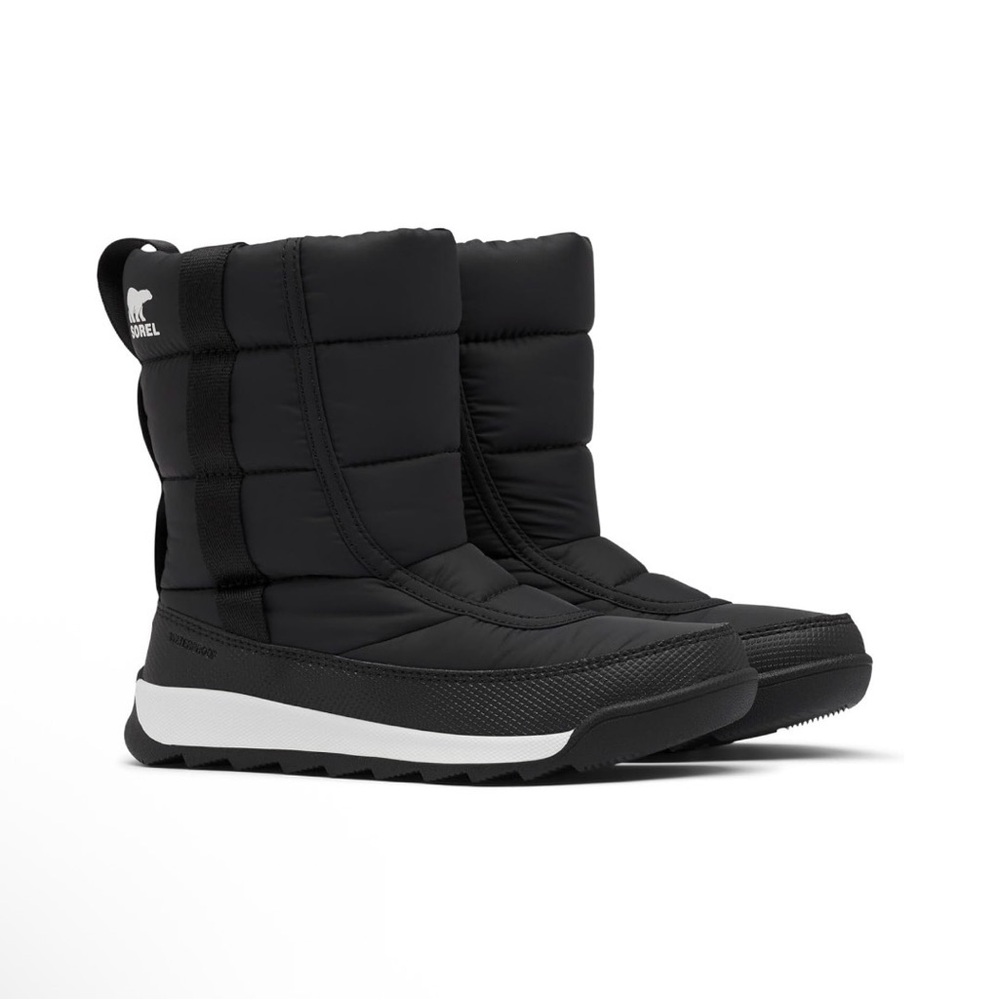 Sorel out n about puffy mid youth boots size 2